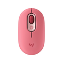 Mouse inalámbrico bluetooth Logitech Pop Rosado