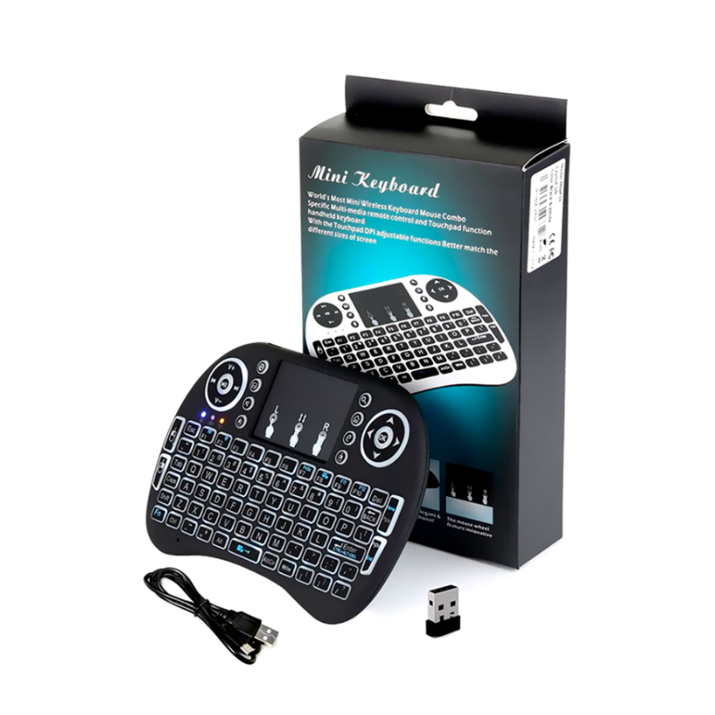 Mini teclado inalámbrico Touch para PC, Smart TV, TV Box