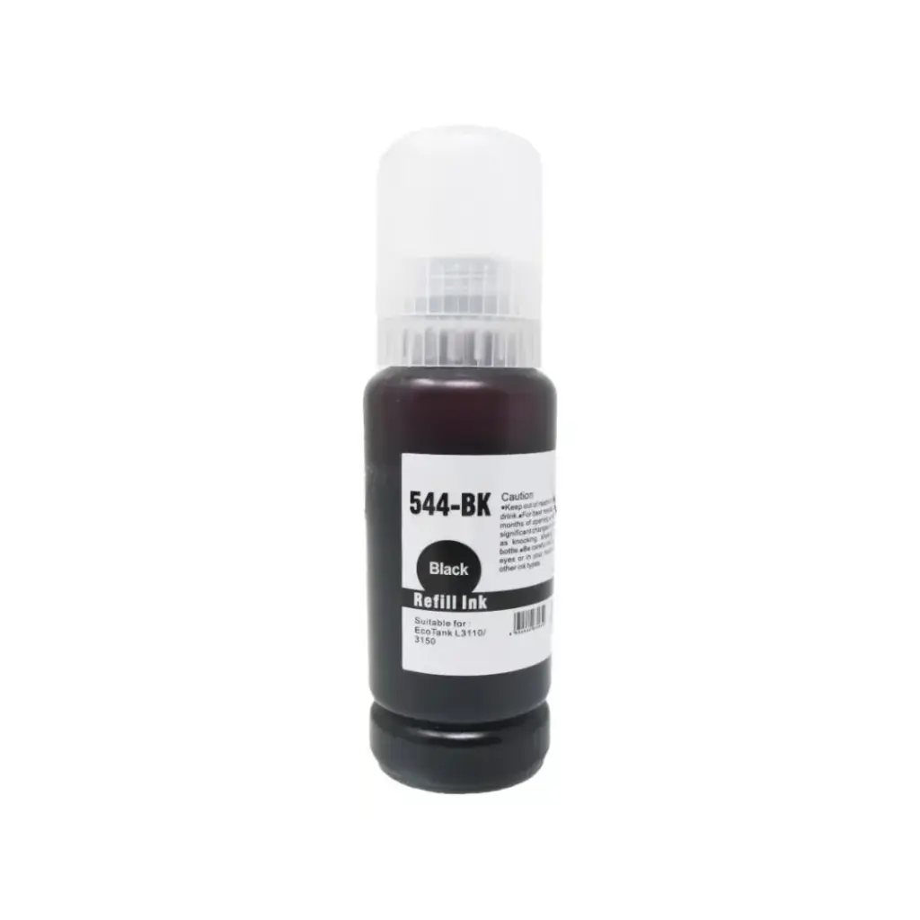 Tinta Genérica Epson Negro 70ml (Sin derrames) E544-BK