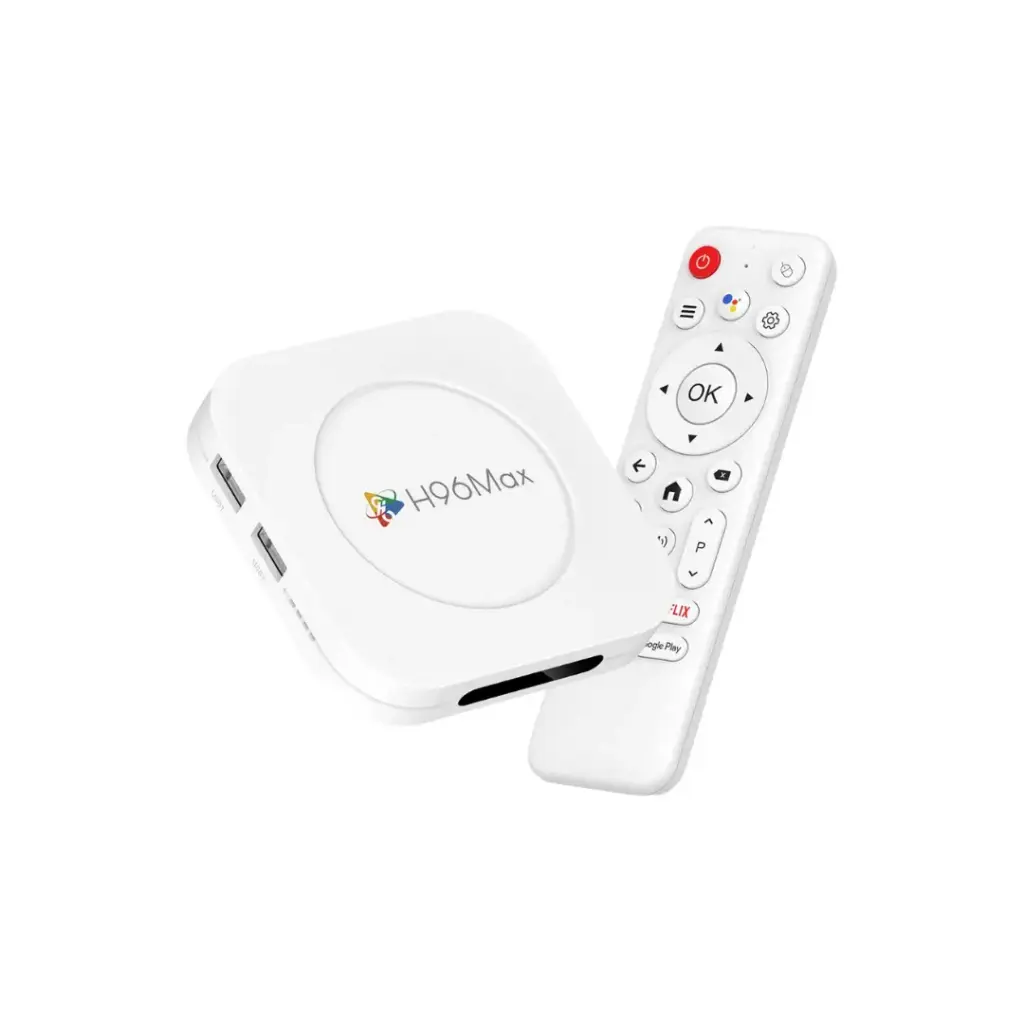 H96 Max M1 Plus Android TV Box 2GB/16GB - Android 14, 8K, WiFi 6, Bluetooth 5.4