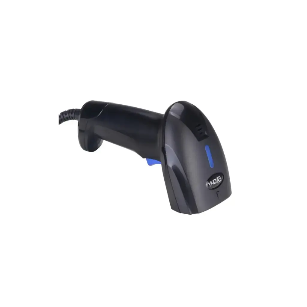 Escáner de Código de Barras Láser YHDAA 1D: Lector de Mano con Cable USB
